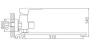 Смеситель для ванны Ledeme H58 L2258