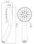Душевая лейка Lemark LM0135C