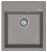 Кухонная мойка AquaSanita Rock SQR 100, 46х51, alumetallic