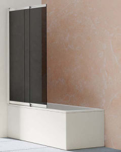 Душевая шторка на ванну Vincea VSB-1E100CG, 100х145, тонированный