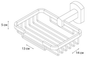 Мыльница Fixsen Coral GR-7009