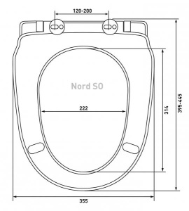 Крышка-сиденье Berges Nord SO 015703 с микролифтом