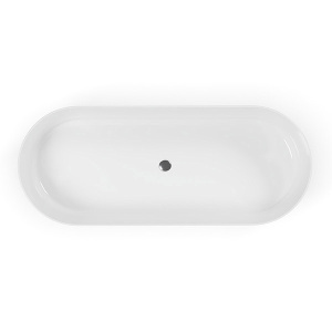 Ванна из искусственного камня Belux Берген Бг-1700 белый матовый Solid Surface