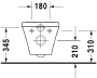 Подвесной унитаз Duravit Rimless DuraStyle 45510900A1