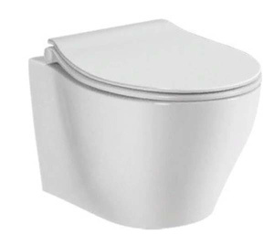 Подвесной унитаз CeramaLux CL 2101 безободковый (с крышкой SoftClose)