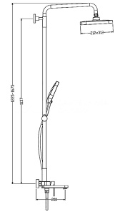 Душевая стойка Raglo R50.24