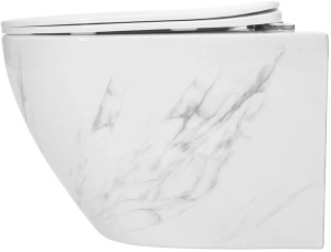 Подвесной унитаз Rea Carlos Nature Marble REA-C6606
