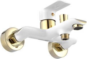 Смеситель для ванны Rea Bloom Gold White REA-B9932