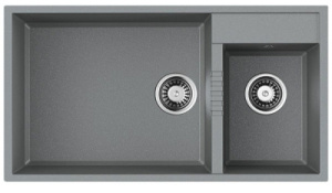 Кухонная мойка Omoikiri Tedori 85-2-U, 85х47, leningrad grey