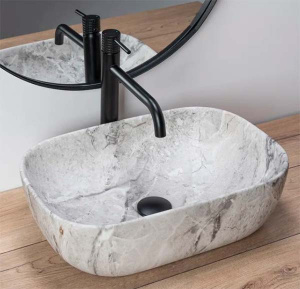 Умывальник Rea Livia Stone U3800