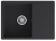 Кухонная мойка GranFest Urban UR-668L, 68х49, черный