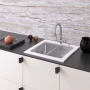 Кухонная мойка ZorG GS 5553 white