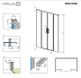 Душевая дверь Radaway Idea Gold DWD