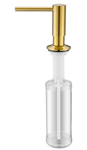 Дозатор для моющих средств Paulmark Decus D004-G / D004-BG / D004-SBG, золото