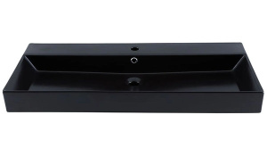 Умывальник Sanovit Slim Synergy 100 черный матовый
