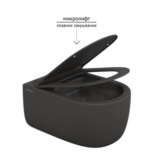 Подвесной унитаз Berges Ego XL Rimless 083218 с крышкой Soft Close