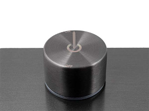 Кухонная мойка Avina Futur FK Eco Embossing Pop-up Econom Black Nano с дозатором, 50х50, графит