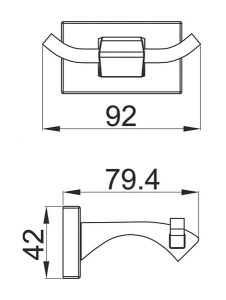 Крючок Gappo G0705-23 двойной