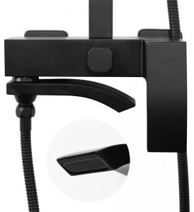 Душевая стойка Hansberge H5077BL