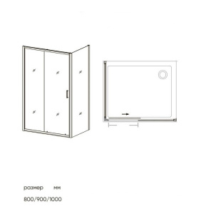 Боковая стенка Veconi KP-04 100 прозрачная
