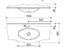 Умывальник Caprigo Bourget 100 OW15-11014-R001