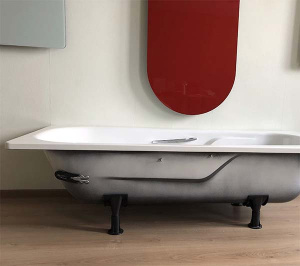 Стальная ванна Smavit Etruria Titanium, 170х75