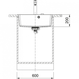 Кухонная мойка Franke CNG 610/210-54, 59x50, бежевый