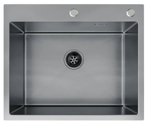 Кухонная мойка Axus LS-6050SD с коландером, дозатором и держателем губки