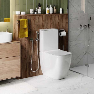 Напольный унитаз Cerutti Chika CT8708 безободковый с крышкой Soft Close