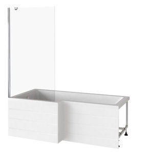 Душевая шторка на ванну Good Door Screen BS-C-CH, 80х140, прозрачный
