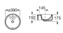 Умывальник Roca Terra 32722T000