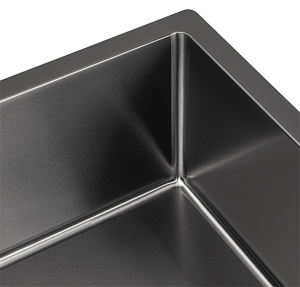 Кухонная мойка Zorg ZRE 4545 / ZRE 5545 graphite, 45х45, графит