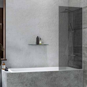 Душевая шторка на ванну Benetto BEN-403_SL_T, 50х140, тонированный