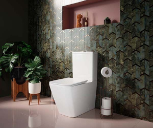 Напольный унитаз CeramicaNova Cubic CN1803 Rimless Soft Close