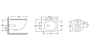 Подвесной унитаз Cerutti Orlter UF CT10361 безободковый