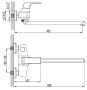 Смеситель для ванны Lemark Unit LM4517C