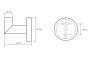 Крючок Bemeta Omega 104206022