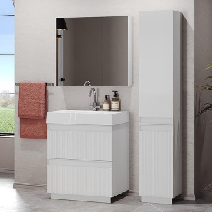 Умывальник Belux Берн Бн-700 белый матовый Solid Surface