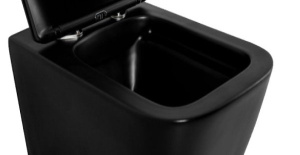 Подвесной унитаз BelBagno Ardente-C BB3202CHR-MB безободковый, черный матовый