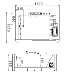 Гидромассажная ванна Gemy G9226 K
