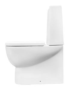 Напольный унитаз Sanita Luxe Infinity Mono SL DM (с крышкой SoftClose), белый