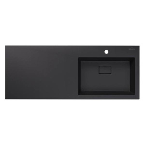 Умывальник Roxen Faber 110 black 30010110R-B / 30010110L-B, 110х48 R