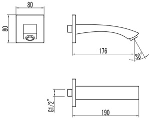 Излив Lemark LM4581C
