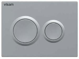 Кнопка для инсталляции Visam O2 / O3 хром матовый / хром глянец, сатин (хром матовый)