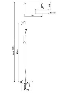 Душевая стойка Gappo G2450-8
