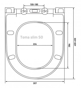 Крышка-сиденье Berges Toma Slim SO 017603 с микролифтом