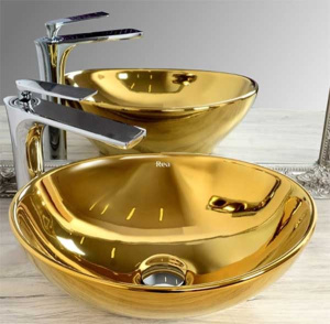 Умывальник Rea Sofia Gold N U9015