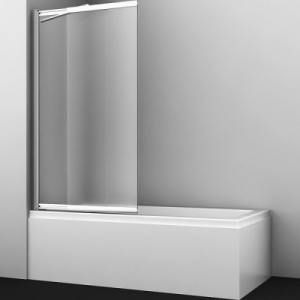 Душевая шторка на ванну Wasserkraft Main 41S02-100 Matt glass Fixed, 100х140, матовый