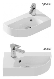 Умывальник Cersanit Cameo 45 S-UM-CAM45/1-w / 63405, 45х25 R