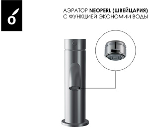 Душевая стойка Oliveeka OL-739902-BGM со смесителем OL-88139017-BGM